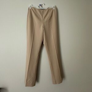 Ralph Lauren Black Label Straight Leg Pants Cream Business Hight Waisted Size 10